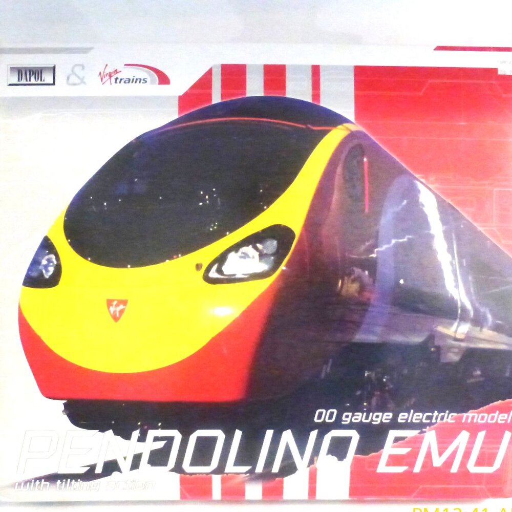 NOS 1978 Dapol Virgin Train Pendolino EMU 00 Electric MODEL TRAIN Tilting Action